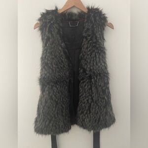 Express Faux Fur Vest Size S